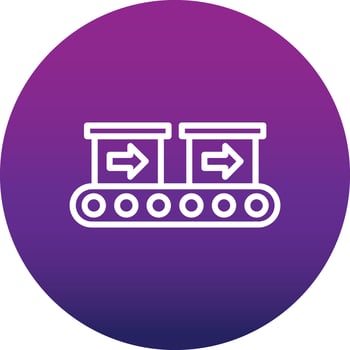 Conveyor Vector Icon