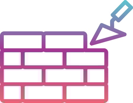 Brick Wall Vector Icon