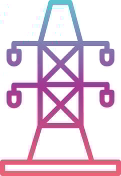 Electric Tower Vector Icon