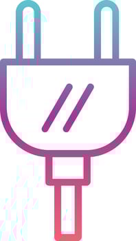 Electric Plug Vector Icon