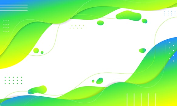 Wavy abstract fluid background. Gradient futuristic background vector
