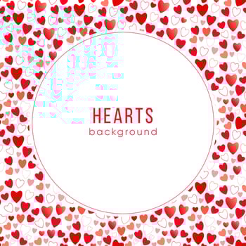 Background with elements for Valentine s Day. Vector EPS10