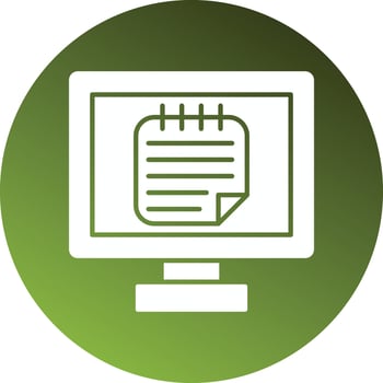 Online Notes Vector Icon