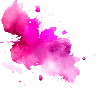 Pink Watercolor Paint Splash Isolated png