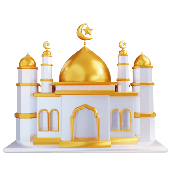 3D Illustration Islamic mosque png