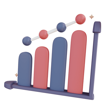 3D Illustration chart png