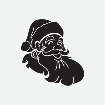 Santa Claus vector illustrations design icon logo
