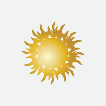 Sun Vector illustration Icon