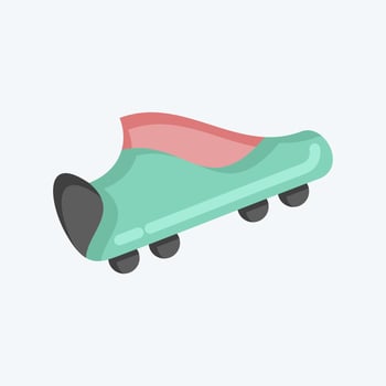 Icon Soccer Boots. related to Sports Equipment symbol. flat style. simple design editable. simple illustration vector