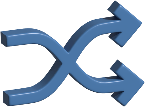 3d icon cross arrow png