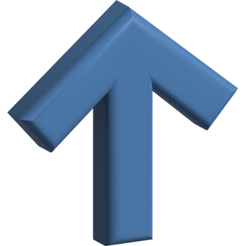 3d icon arrow up png