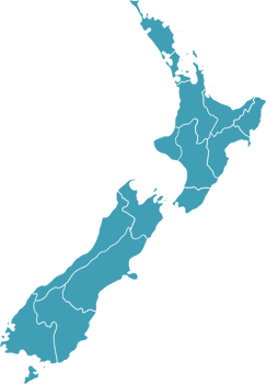 doodle freehand drawing of new zealand map. png