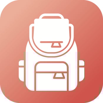 Backpack Vector Icon