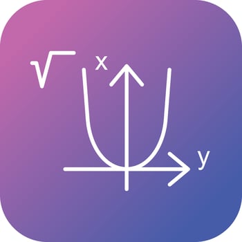 Beautiful algebra Line Vector Icon