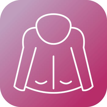 Beautiful Jacket Line Vector Icon