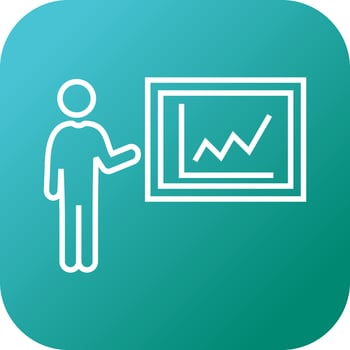 Beautiful Presentation Line Vector Icon