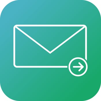 Beautiful Sending Message Line Vector Icon