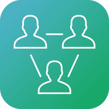Beautiful Business affiliate vector line icon
