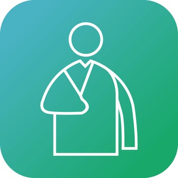 Beautiful Patient vector line icon