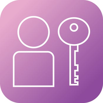Beautiful Authentication vector line icon