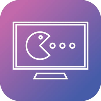 Beautiful Pie chart vector line icon