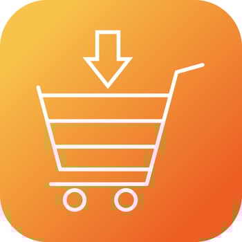 Beautiful Cart vector line icon