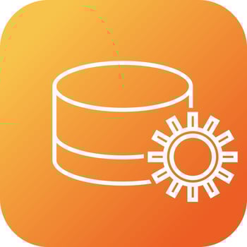 Beautiful Database management vector line icon