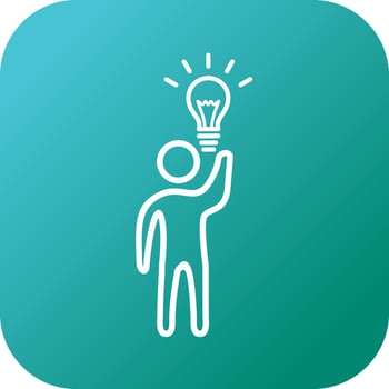 Beautiful Idea vector line icon