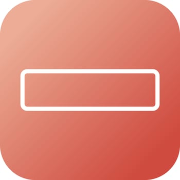 Beautiful Subtraction vector line icon