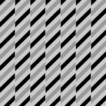 Seamless texture with oblique black and gray stripes vector