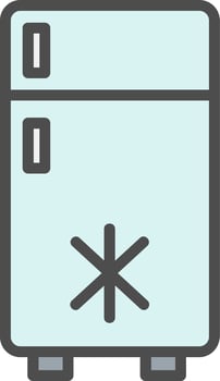 Refrigerator Vector Icon