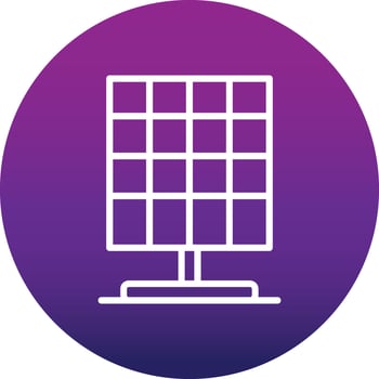 Solar Panel Vector Icon