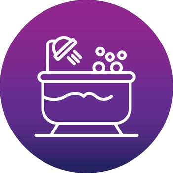 Bathtub Vector Icon