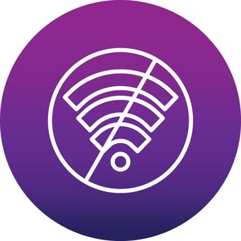 No Internet Vector Icon