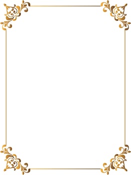 Luxury gradient floral frames design vector