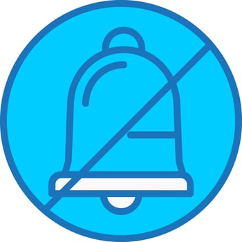 No Alarm Vector Icon