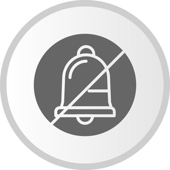 No Alarm Vector Icon