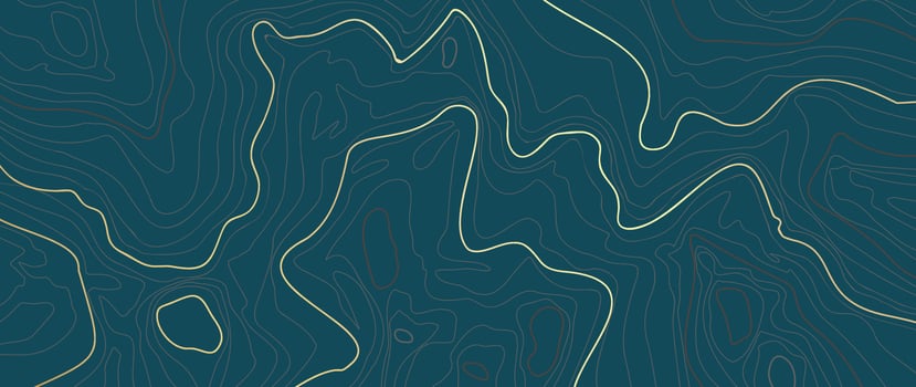 Luxury gold abstract line art background vector. Mountain topographic terrain map background with gold lines texture. Design illustration for wall art, fabric, packaging, web, banner, app, wallpaper. vector