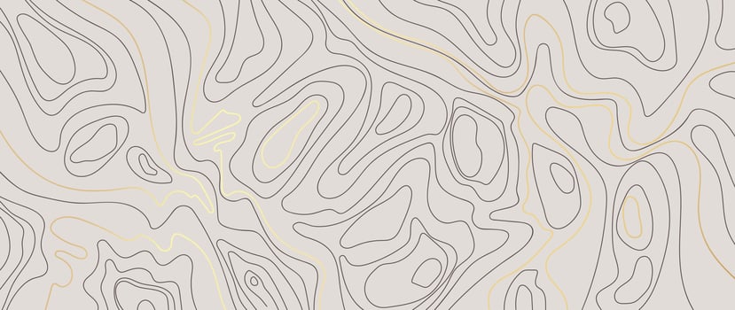 Luxury gold abstract line art background vector. Mountain topographic terrain map background with gold lines texture. Design illustration for wall art, fabric, packaging, web, banner, app, wallpaper. vector