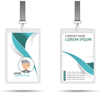 Identity Card Design vector