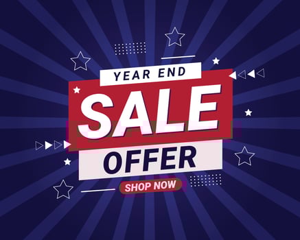 Special offer final sale banner illustration. vector