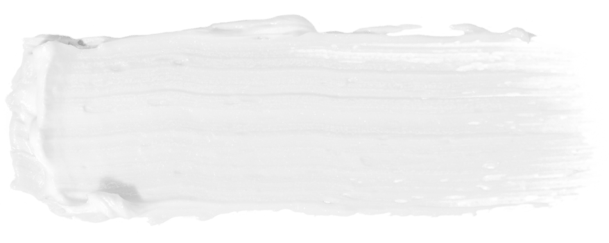 White cream smear stroke png