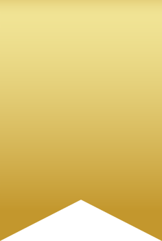 gold ribbon, sticker golden ribbon, gold label png