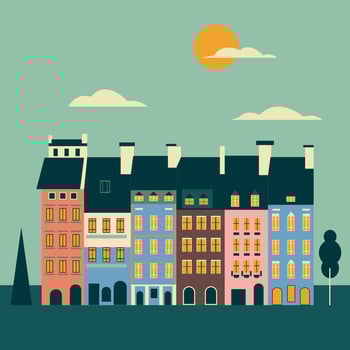 Poland tourist destination vector
