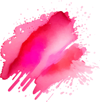 Pink Watercolor Paint Splash Isolated png