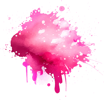 Pink Watercolor Paint Splash Isolated png