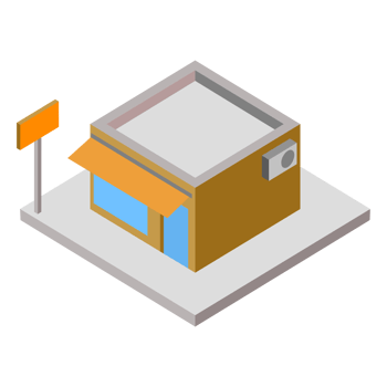 store building 3D png