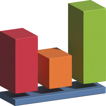 3d icon bar chart png