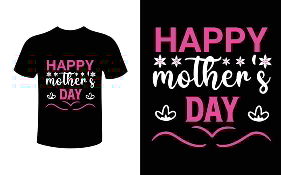 mother's day t shirt design vector