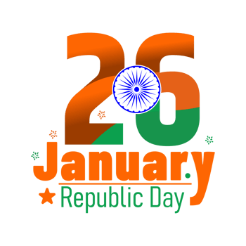 26 January republic day png